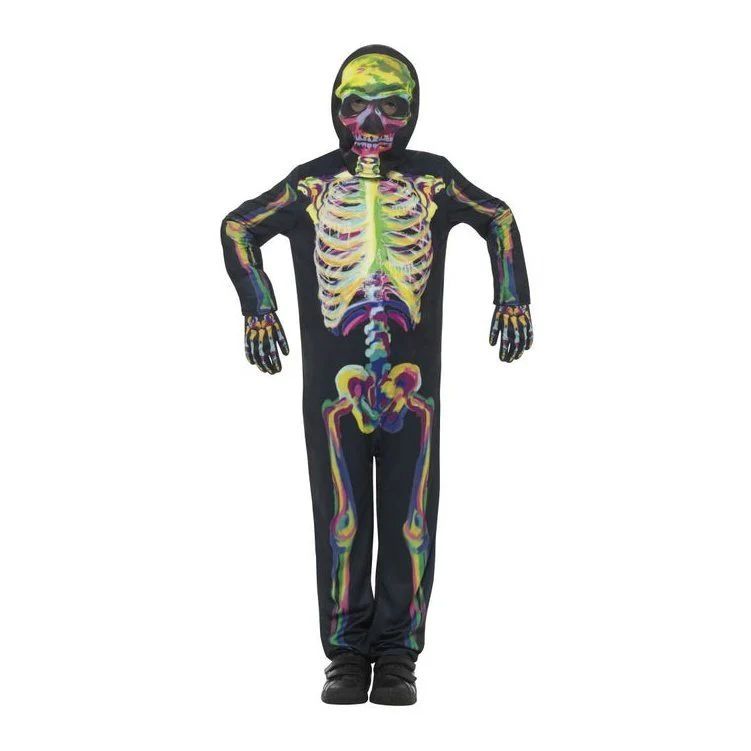 Glow in the Dark Skeleton Costume - Image 4