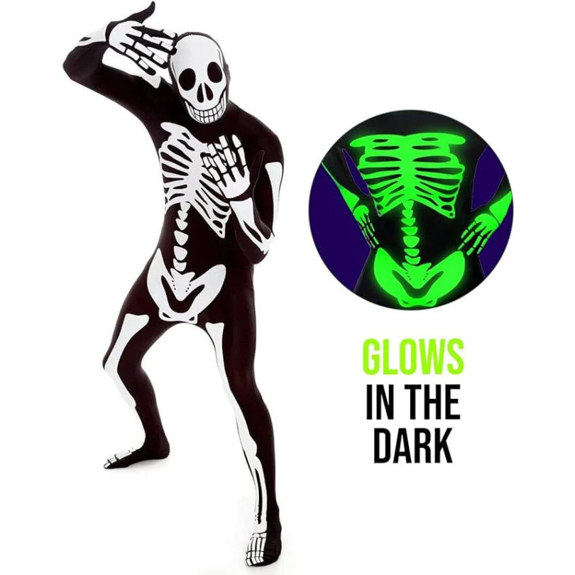 Glow Skeleton Morphsuit - Image 2