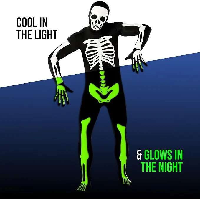 Glow Skeleton Morphsuit - Image 3