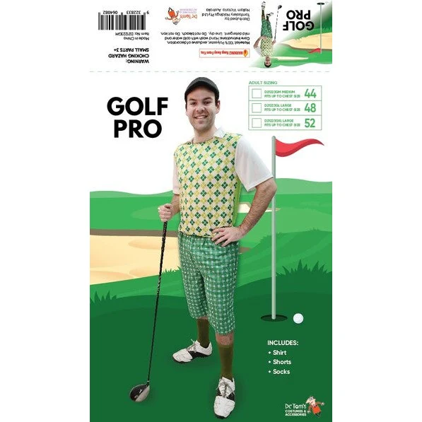 Golf Pro Green Costume, Adult - Image 2