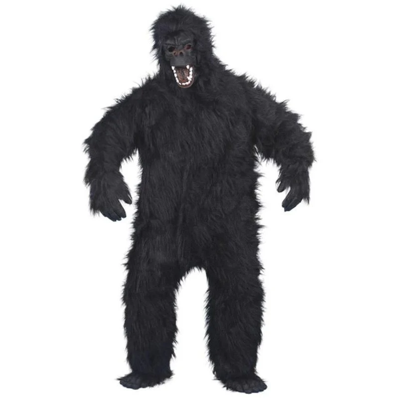 Gorilla Costume, Black With Bodysuit