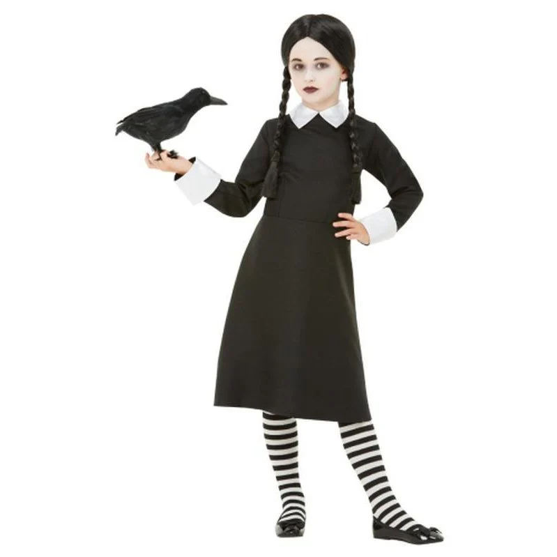Gothic School Girl Costume, Black