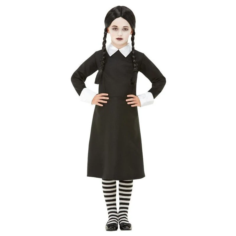 Gothic School Girl Costume, Black - Image 2