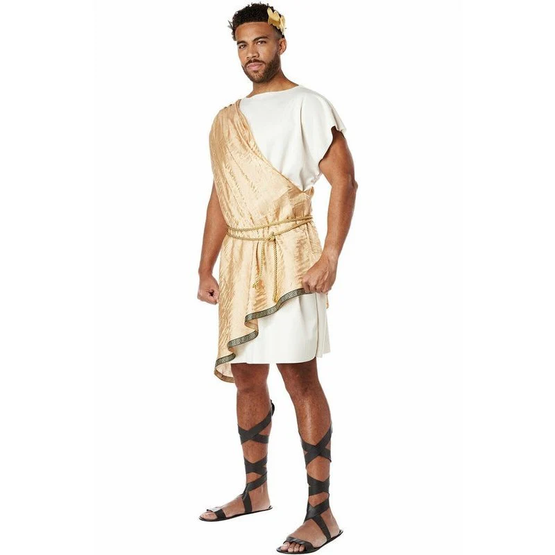 Greek God Toga Adult Men Plus Costume