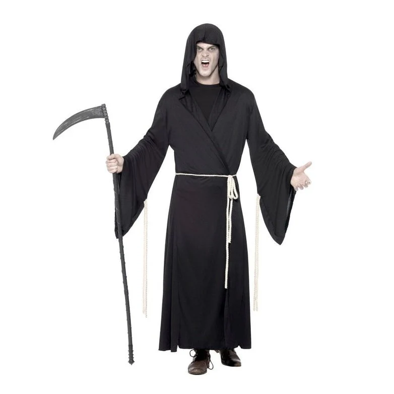 Grim Reaper Costume, No Mask - Image 5