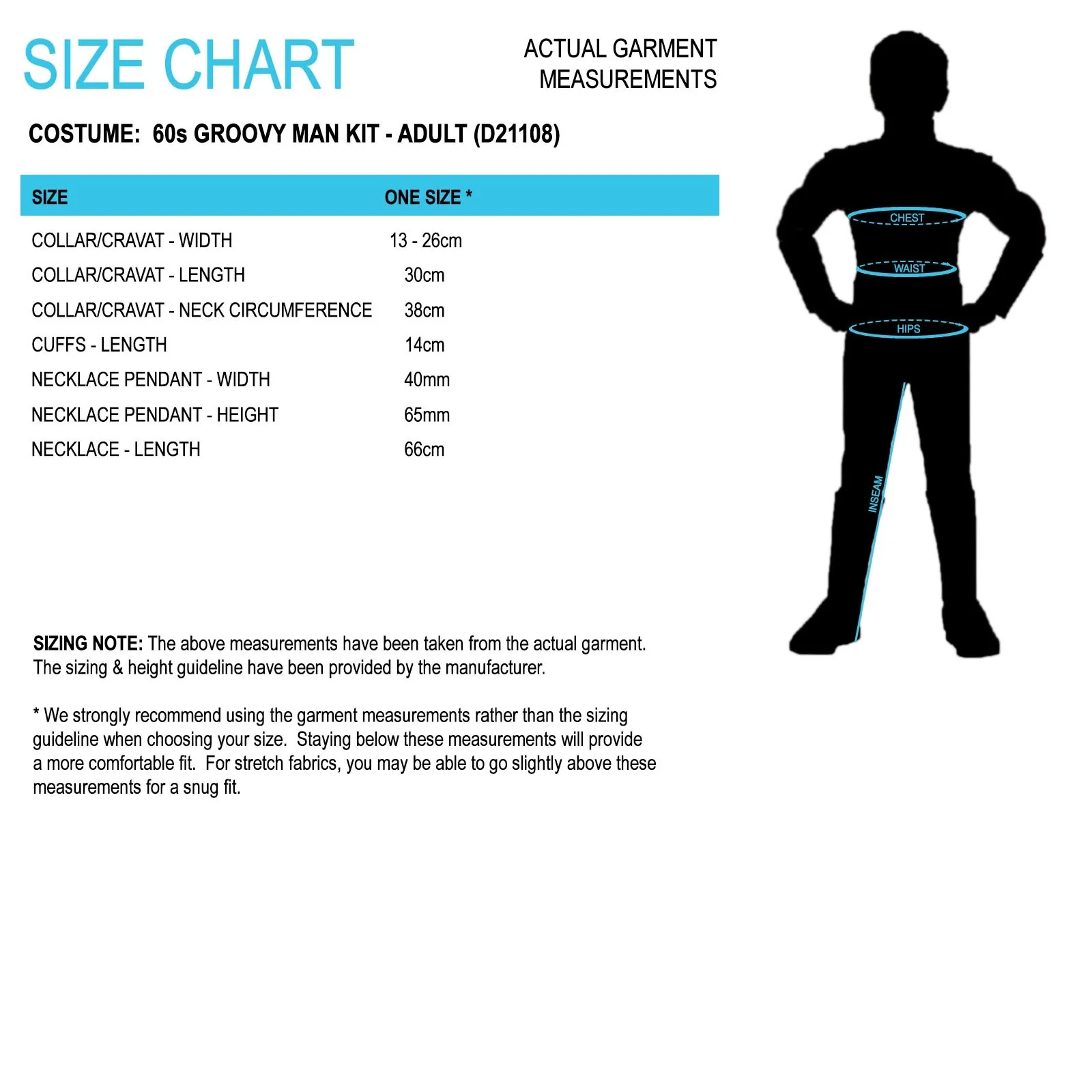 Groovy Man of Mystery Costume Accessory Kit - Image 2
