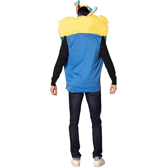 Gummy Worms Bag of Candy Adult Costume Tunic - Image 4