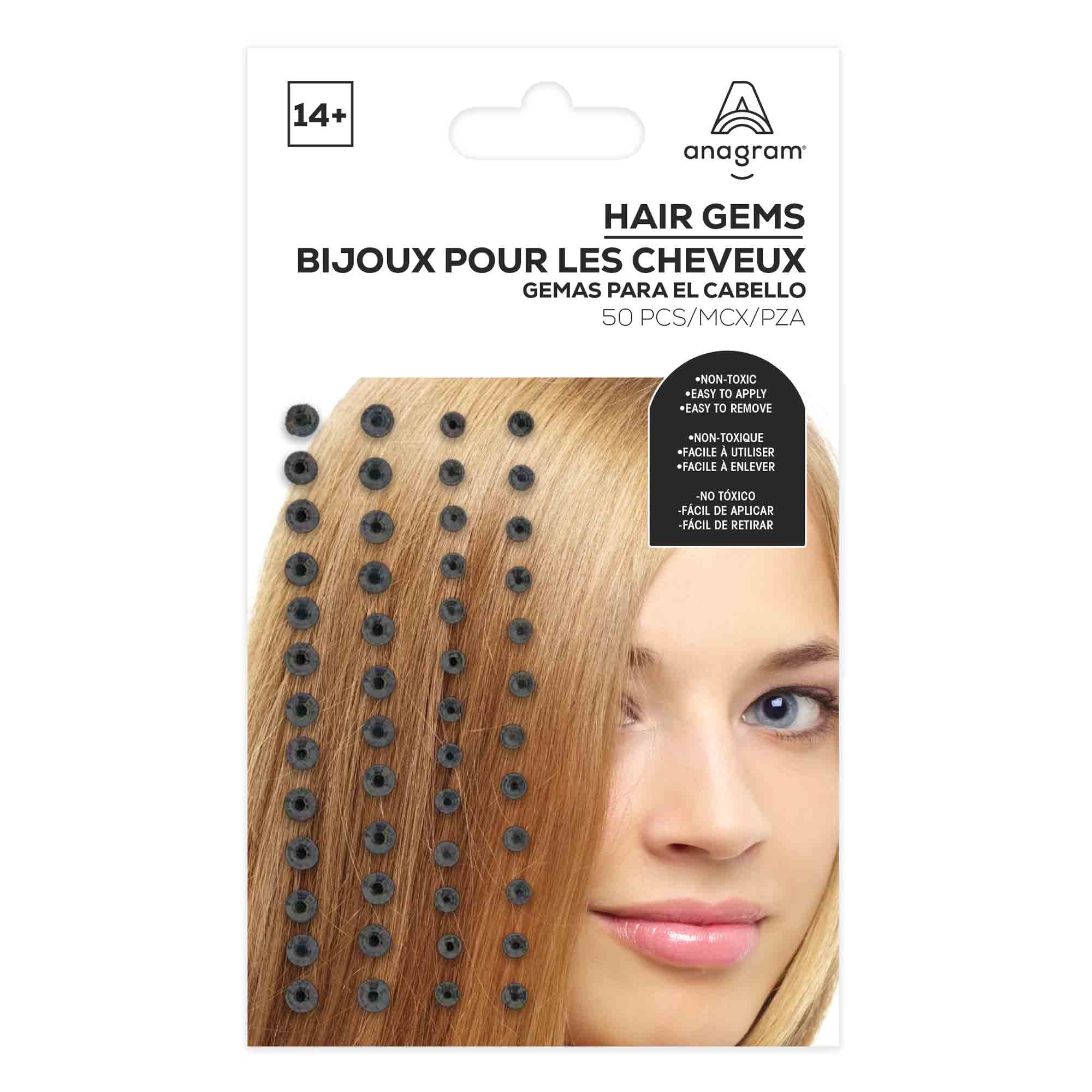 Hair Gems - Black