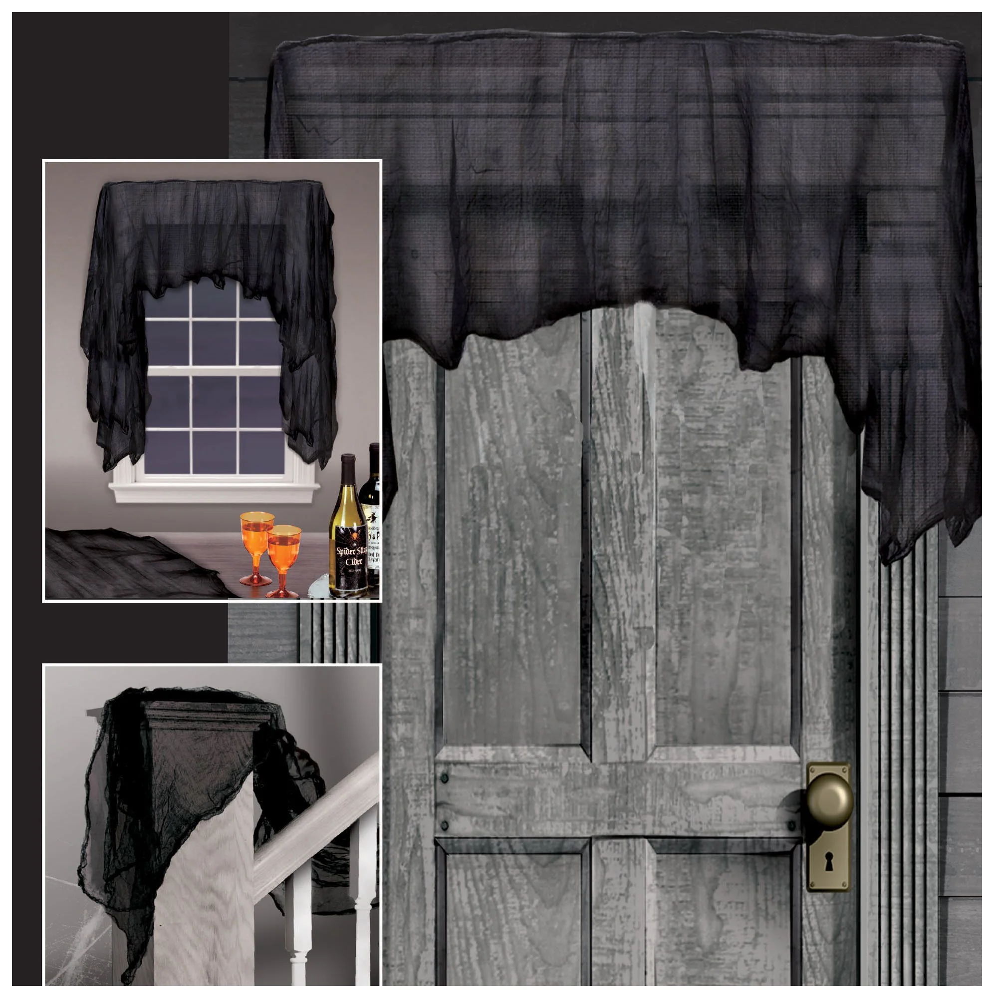 Halloween Gauze Cloth (2-Piece )