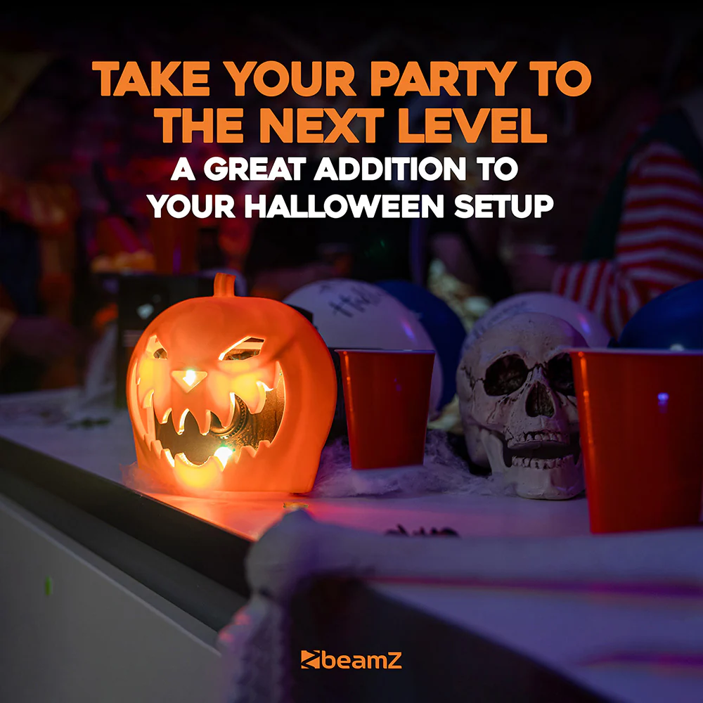 Halloween Pack – Compact LED Smoke Machine 550W and Pumpkin Cover - Image 2