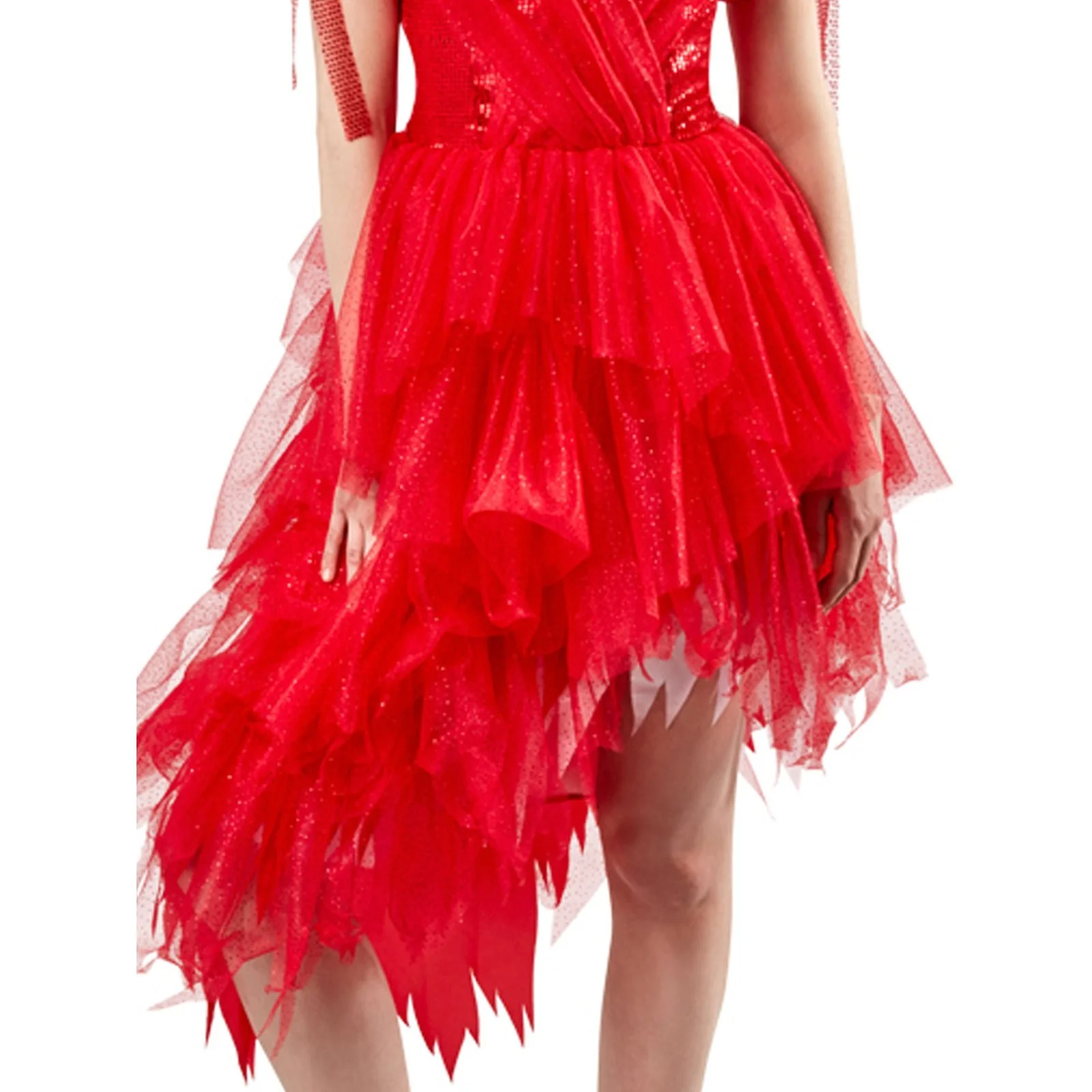 Harley Quinn Red Dress Costume, Adult - Image 3