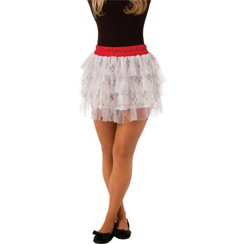 Harley Quinn Skirt With Sequins Teen Size Std - Image 2