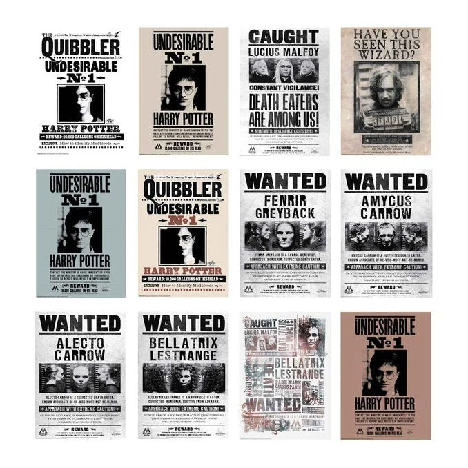 Harry Potter Wanted Posters