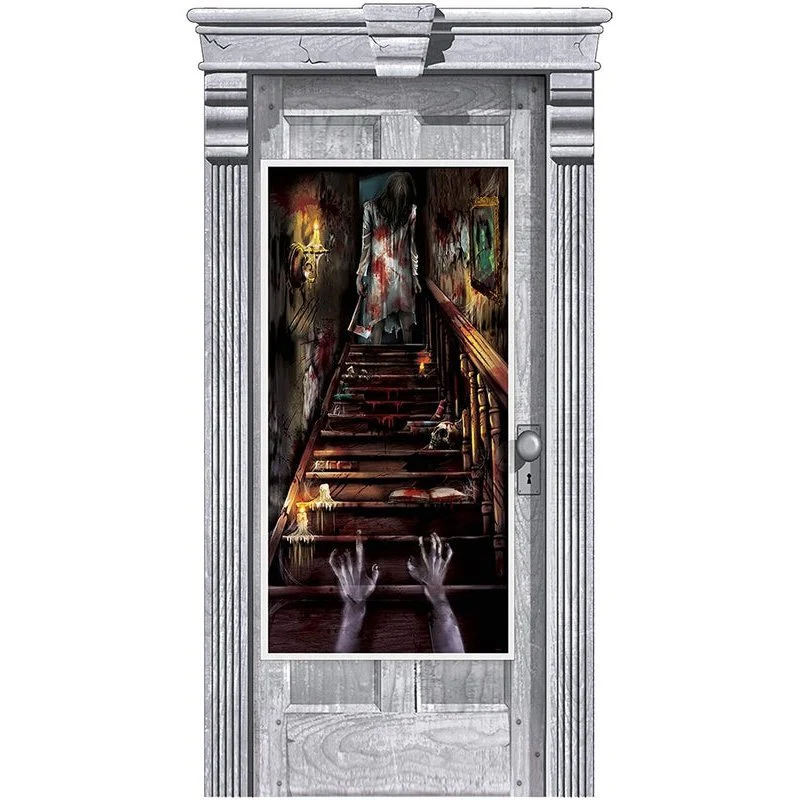 Haunted House Stairway Door Decoration