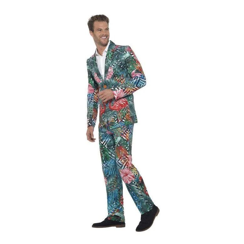 Hawaiian Tropical Flamingo Suit - Image 2