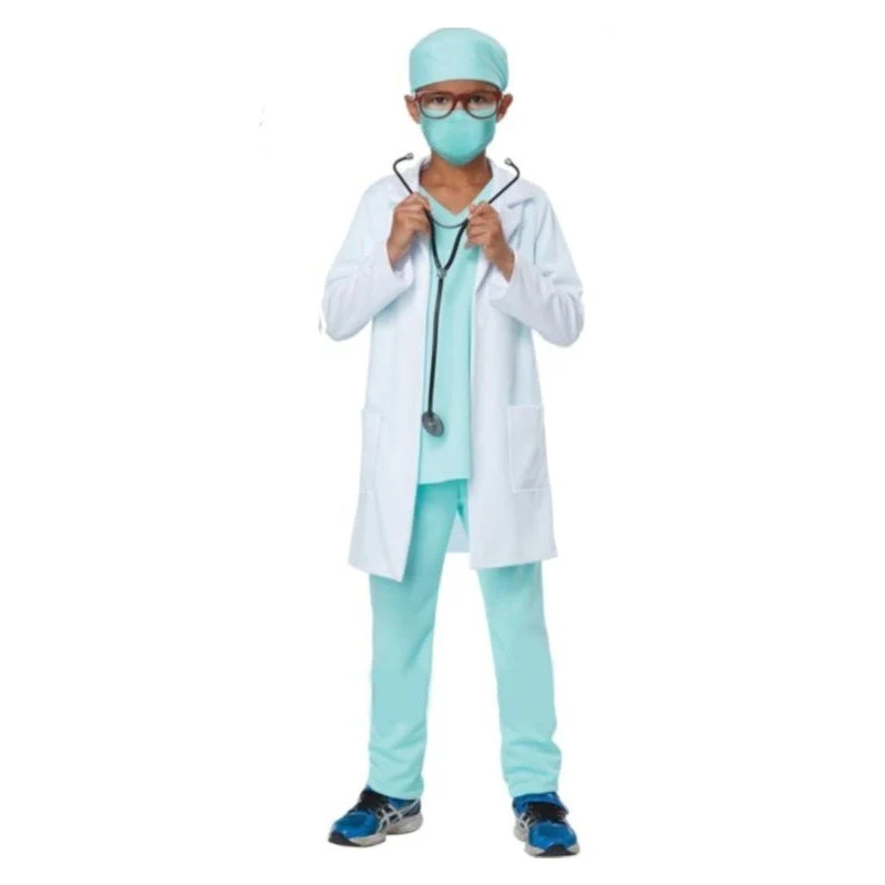 Health Care Hero Kid's Surgeon Scrubs Costume - Image 2