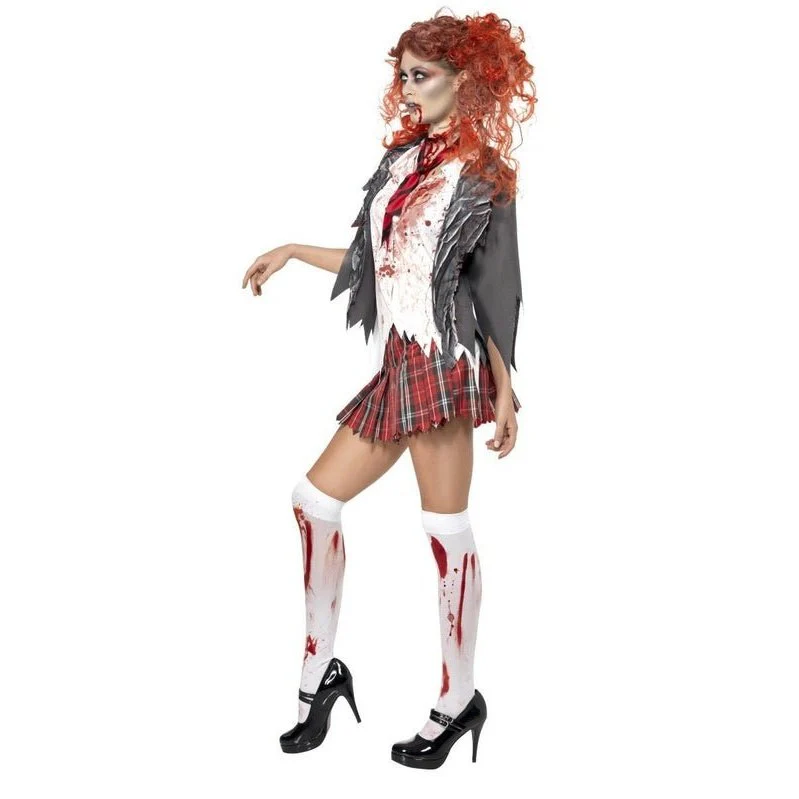 High School Horror Zombie Schoolgirl Costume - Image 2