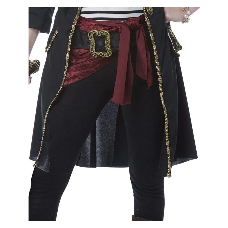 High Seas Captain Girl's Costume - Image 5