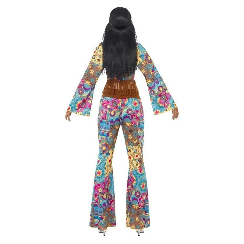 Hippy Flower Power Costume - Image 3