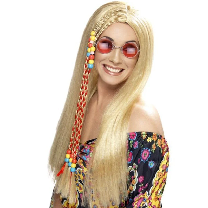 Hippy Party Wig - Blonde