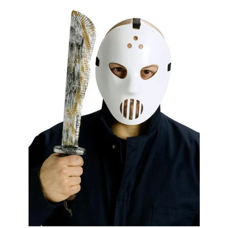 Hockey Mask And Machete Set