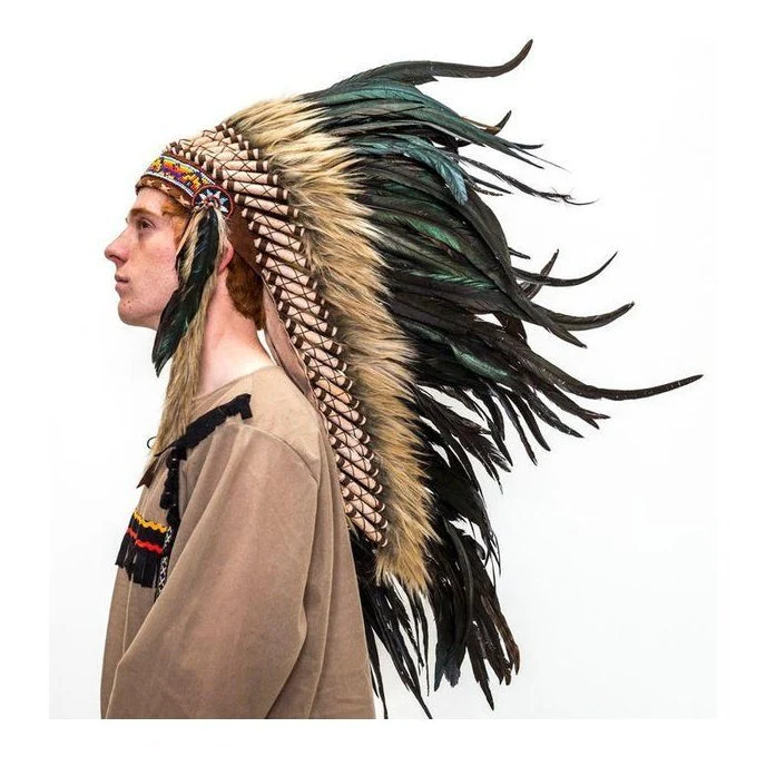Indian Cock Feat Headdress