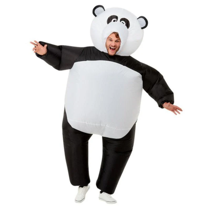 Inflatable Giant Panda Costume, Black & White
