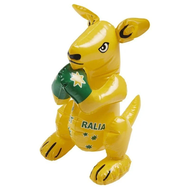 Inflatable Kangaroo, Yellow - Image 2