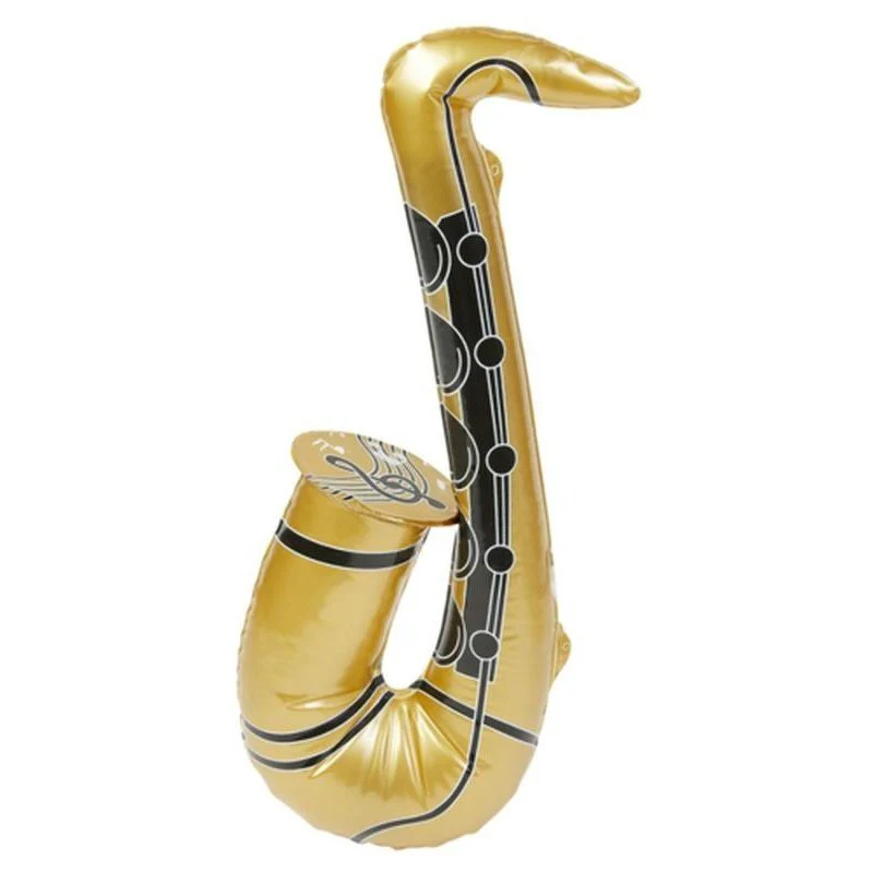 Inflatable Saxophone, Gold