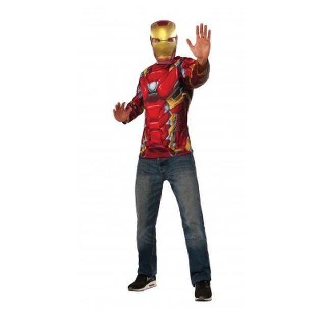Iron Man Adult Costume Top Size Xl