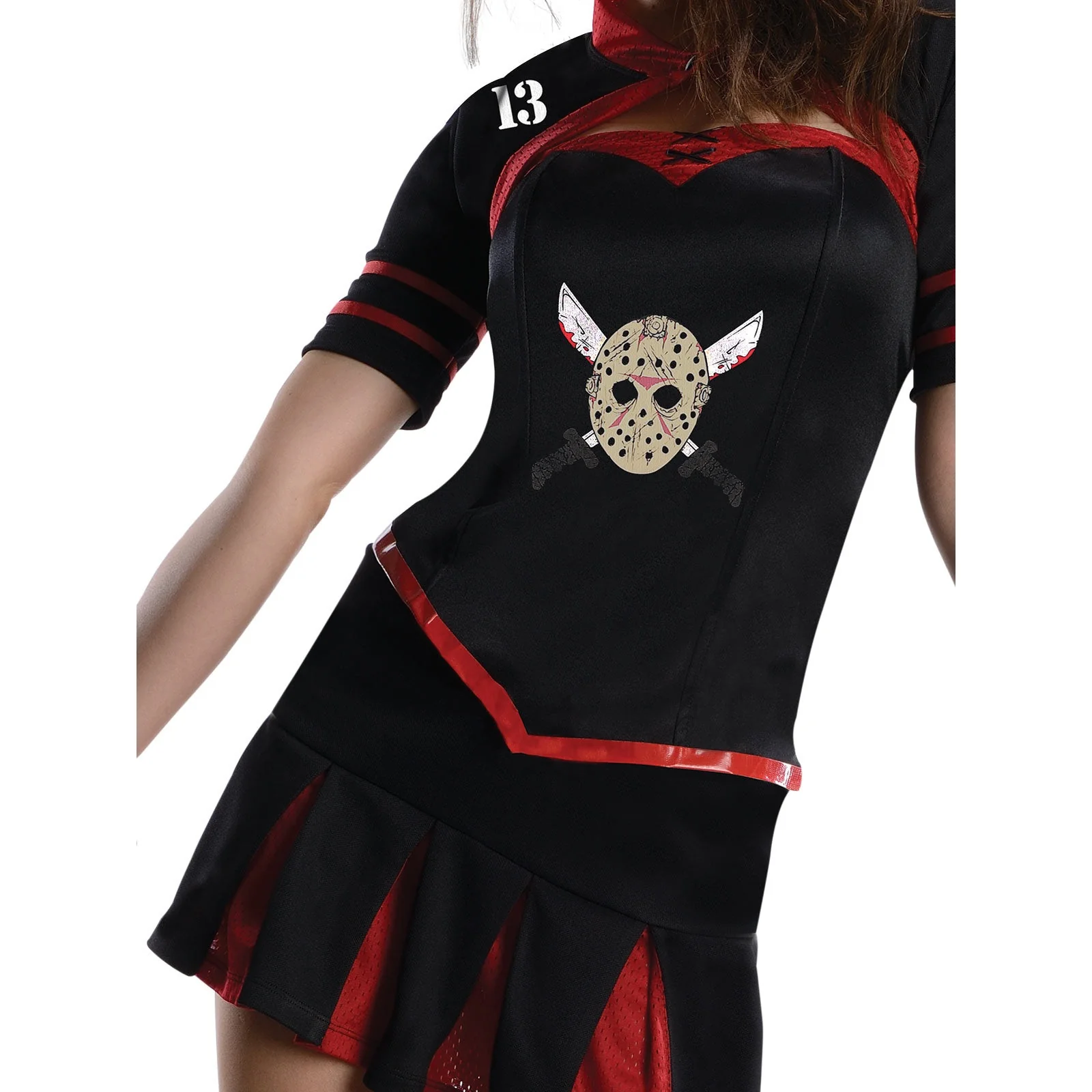 Jason Cheerleader Secret Wishes Corset Costume L - Image 2