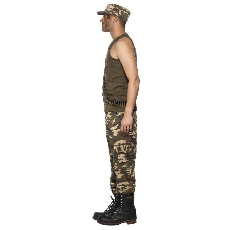 Khaki Camo Deluxe Costume, Male - Image 2