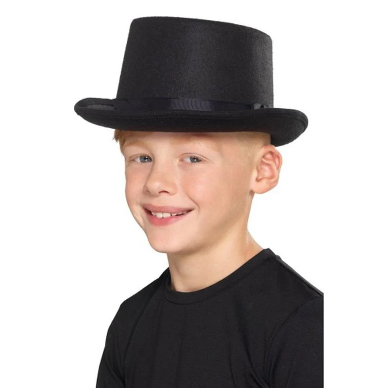 Kids Top Hat, Black