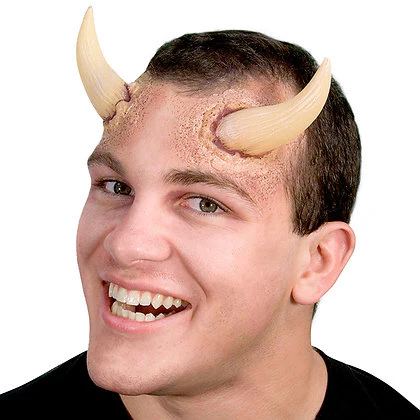 Large Universal Horns Latex Appliance