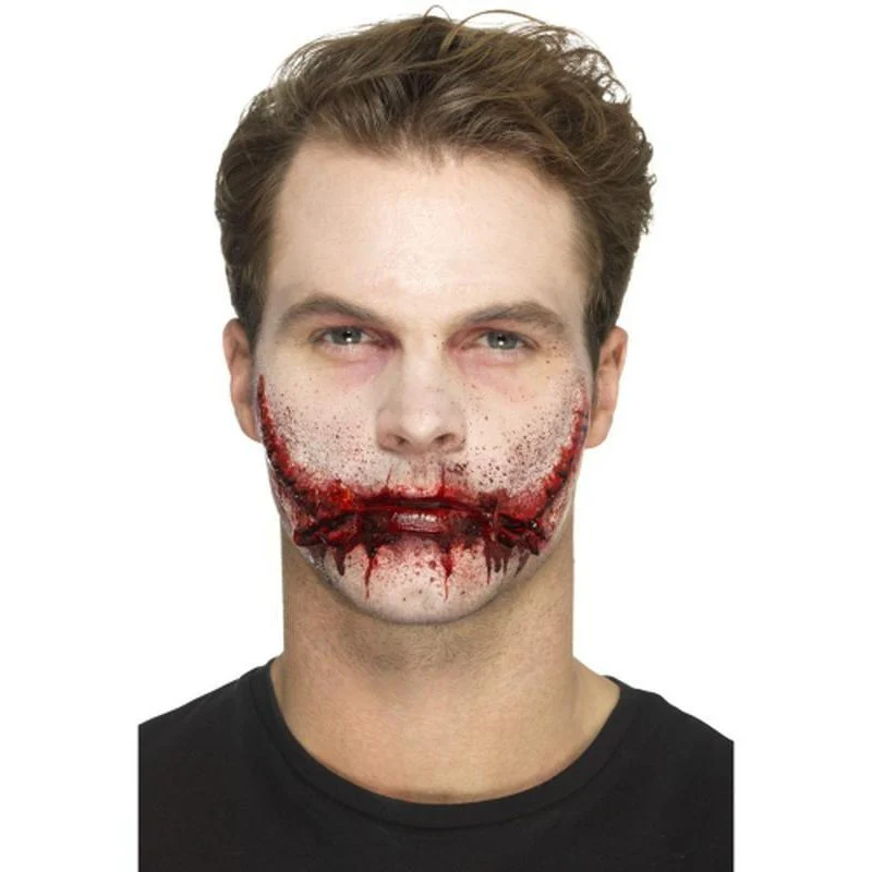 Latex Stitched Smile Prosthetic