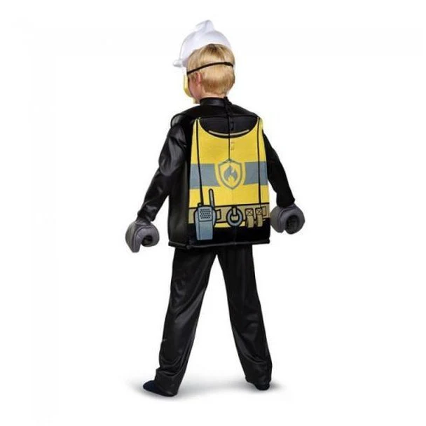 Lego Firefighter Deluxe Child Costume - Image 3