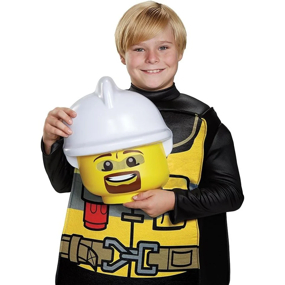 Lego Firefighter Deluxe Child Costume - Image 4