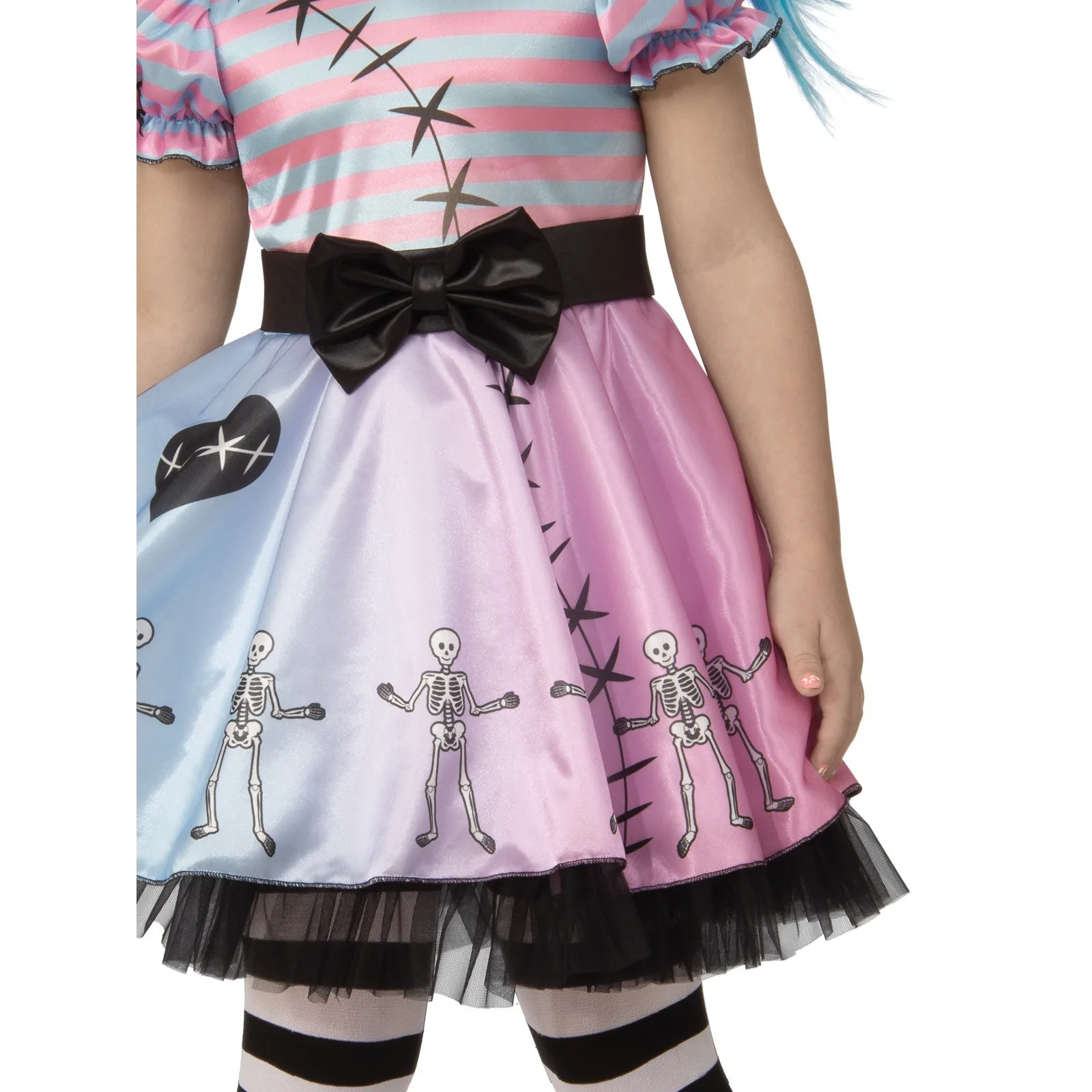 Little Blue Skelly Girl Costume, Child - Image 3