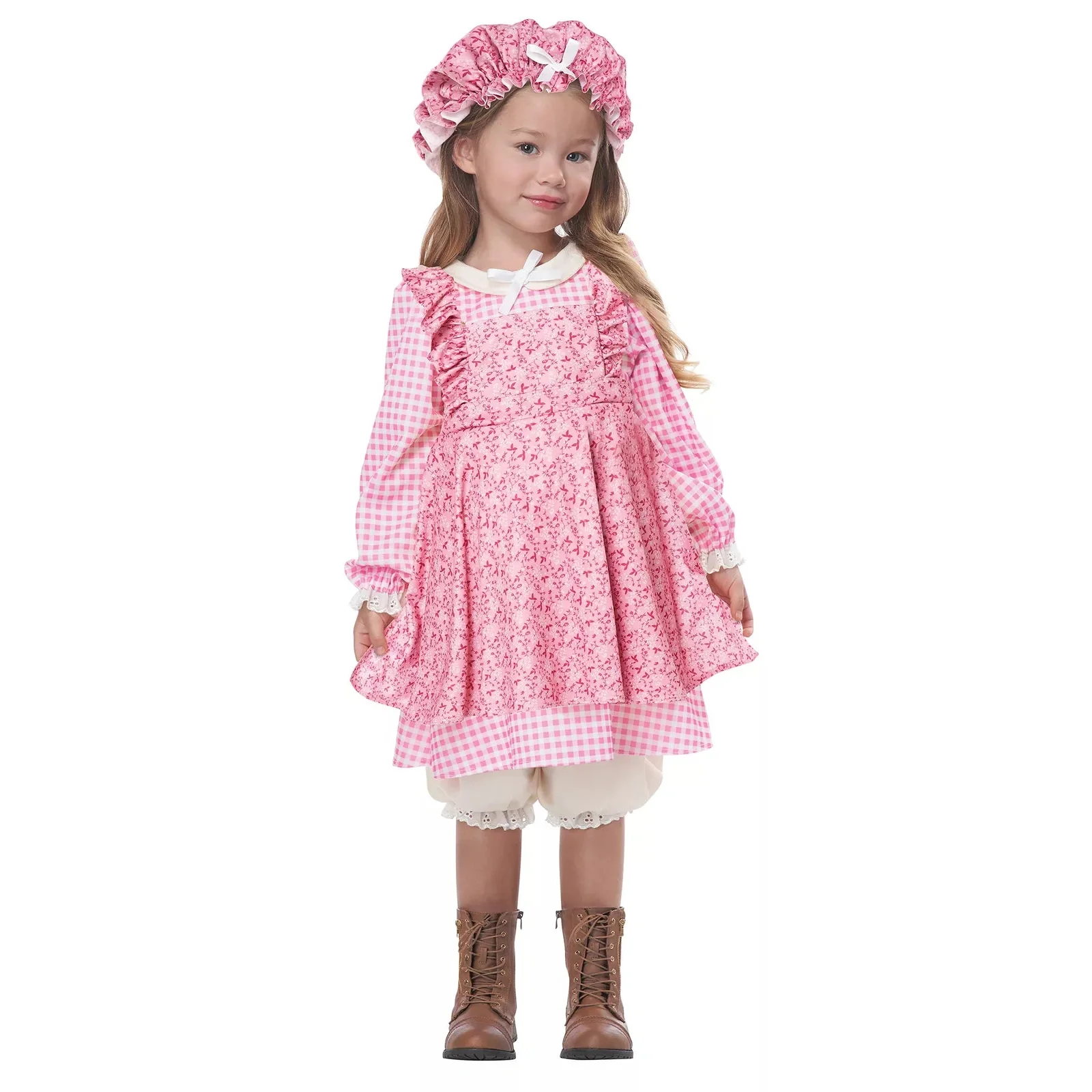Little Prairie Girl Toddler Pink Costume - Image 2