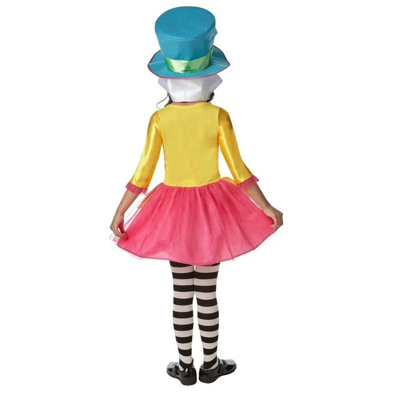Mad Hatter Girls Deluxe Costume Size 3 5 - Image 3