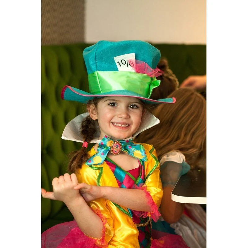 Mad Hatter Girls Deluxe Costume Size 3 5. - Image 4