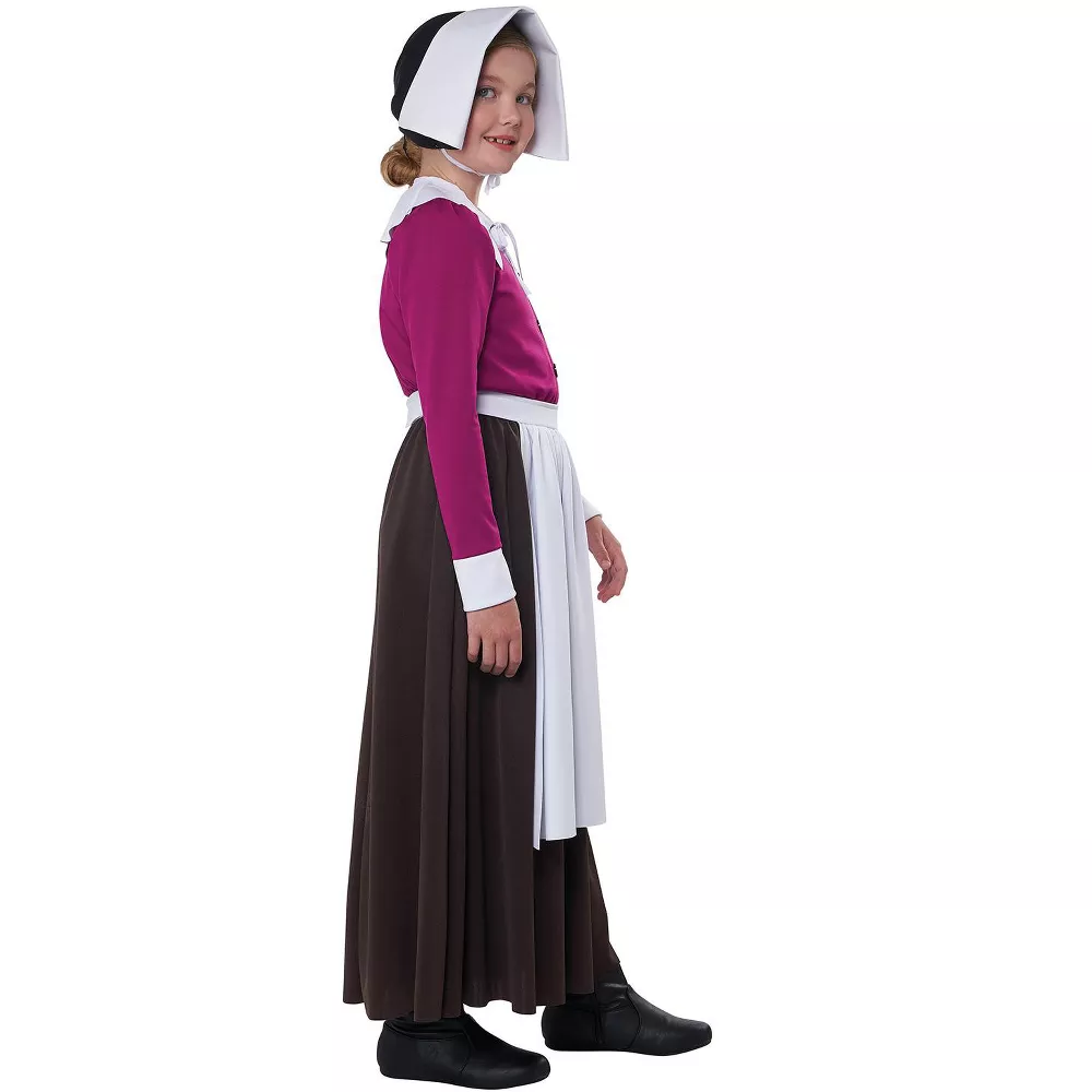 Mayflower Pilgrim Girl Child Costume - Image 2