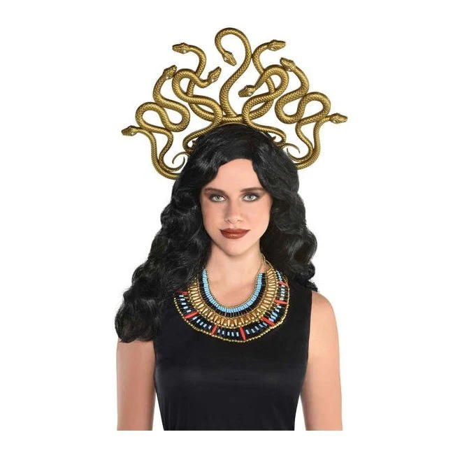 Medusa Gold Snakes Headband