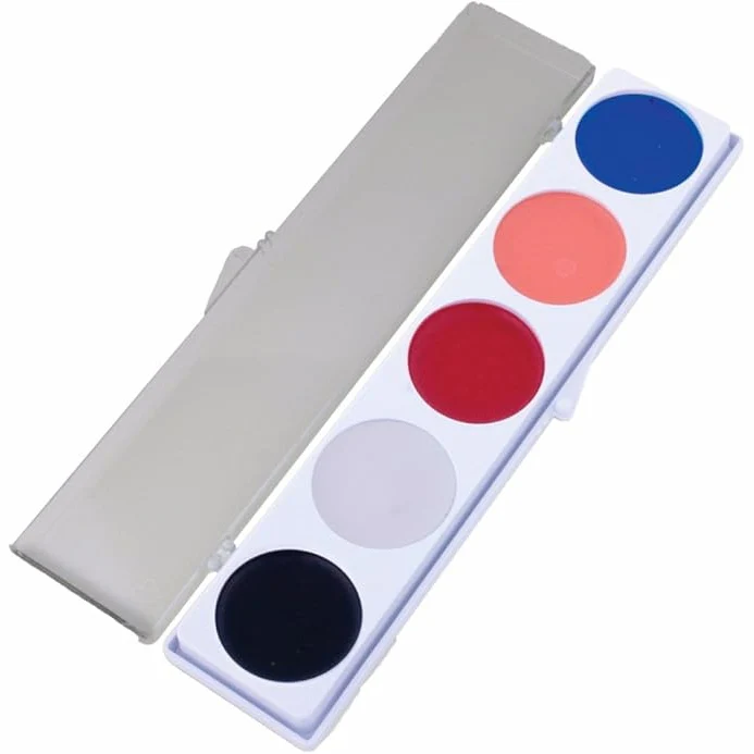 Mehron Clown Makeup Palettes (5 Colors)