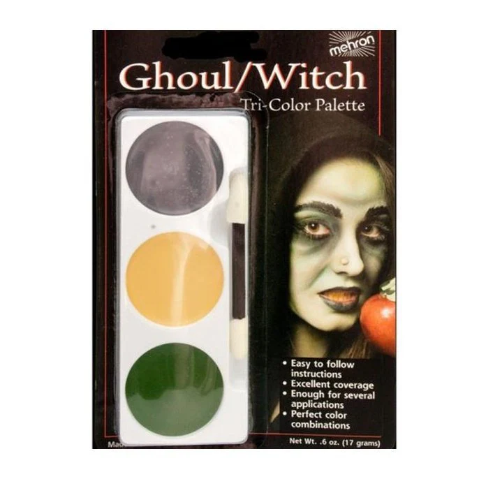 Mehron Tri Color Palette Ghoul/Witch
