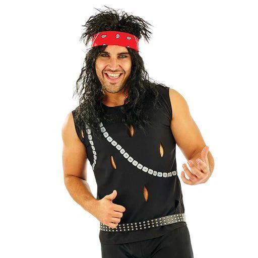 Mens Glam Rocker Costume - Image 3