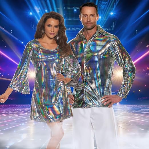 Men's Hologram Disco Shirt - Image 3