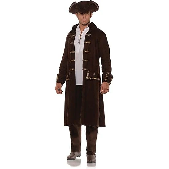 Men's Pirate Captain Coat Set