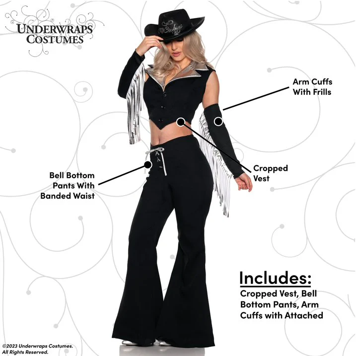 Midnight Cowgirl Costume - Image 2
