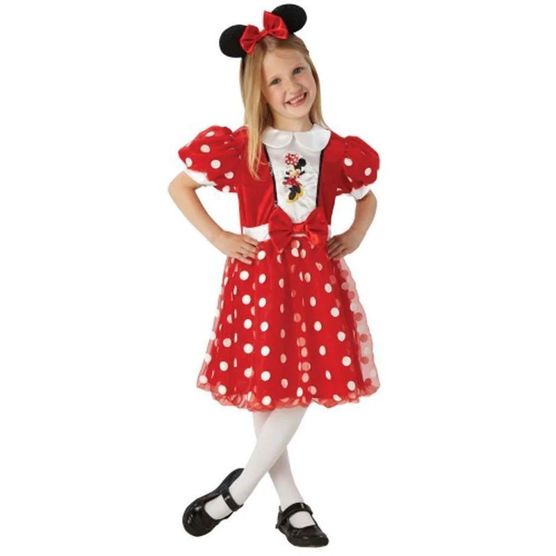 Minnie Mouse Red Glitz Size S